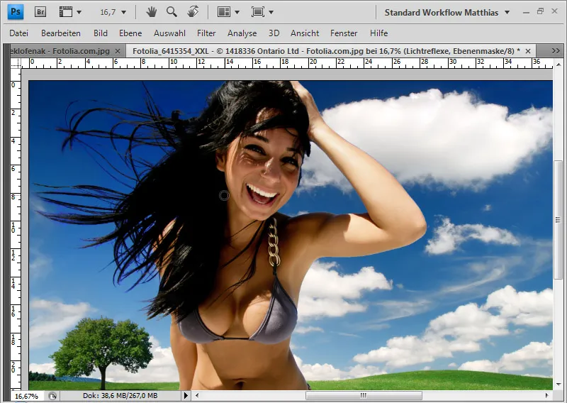 Hair clipping with layer mode offsets - so quick and fantastic