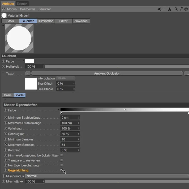 New in Release 18 - Traces of use with inverse ambient occlusion