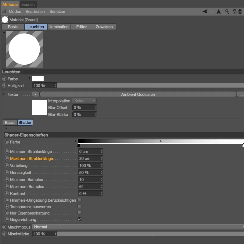 New in Release 18 - Traces of use with inverse ambient occlusion