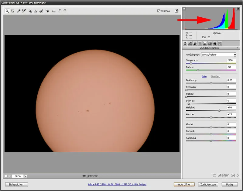 Part 06 - Be careful with photos of the sun