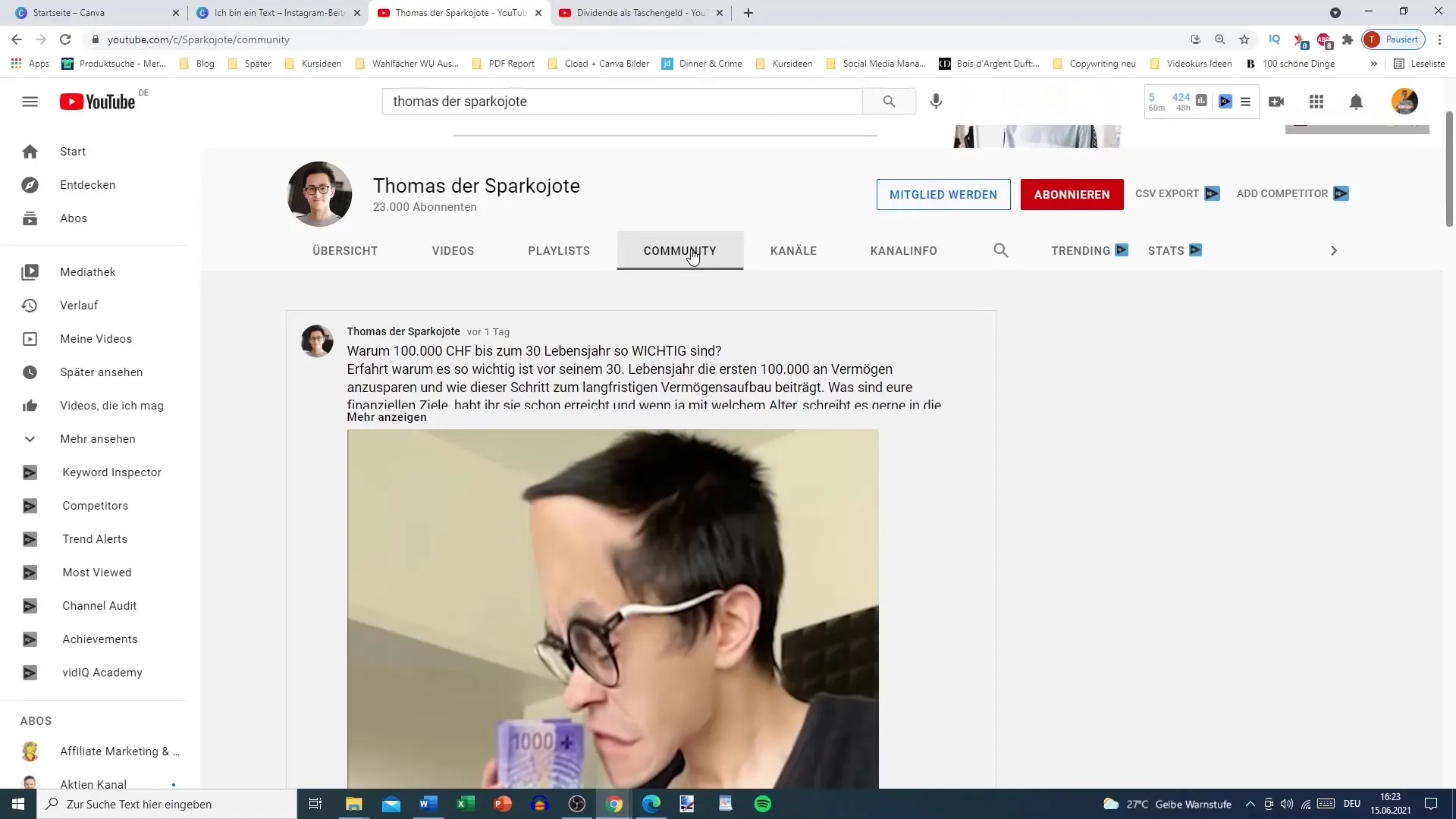 Creazione ottimale di contenuti YouTube da post Instagram esistenti