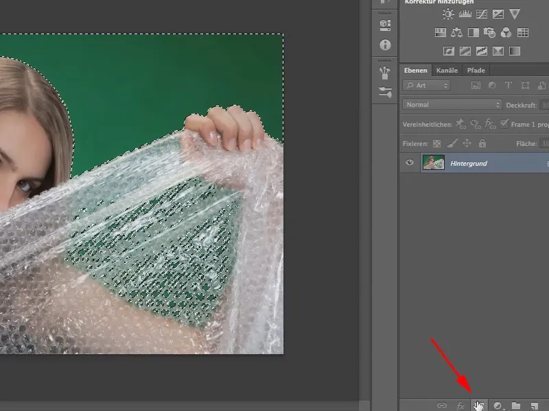 Recorte con el método de la pantalla verde