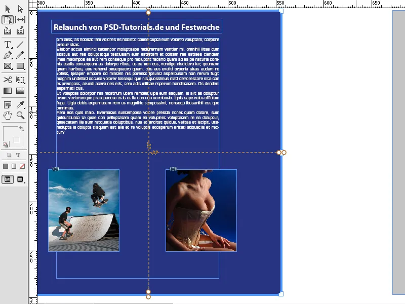 Το εργαλείο σελίδας στο InDesign