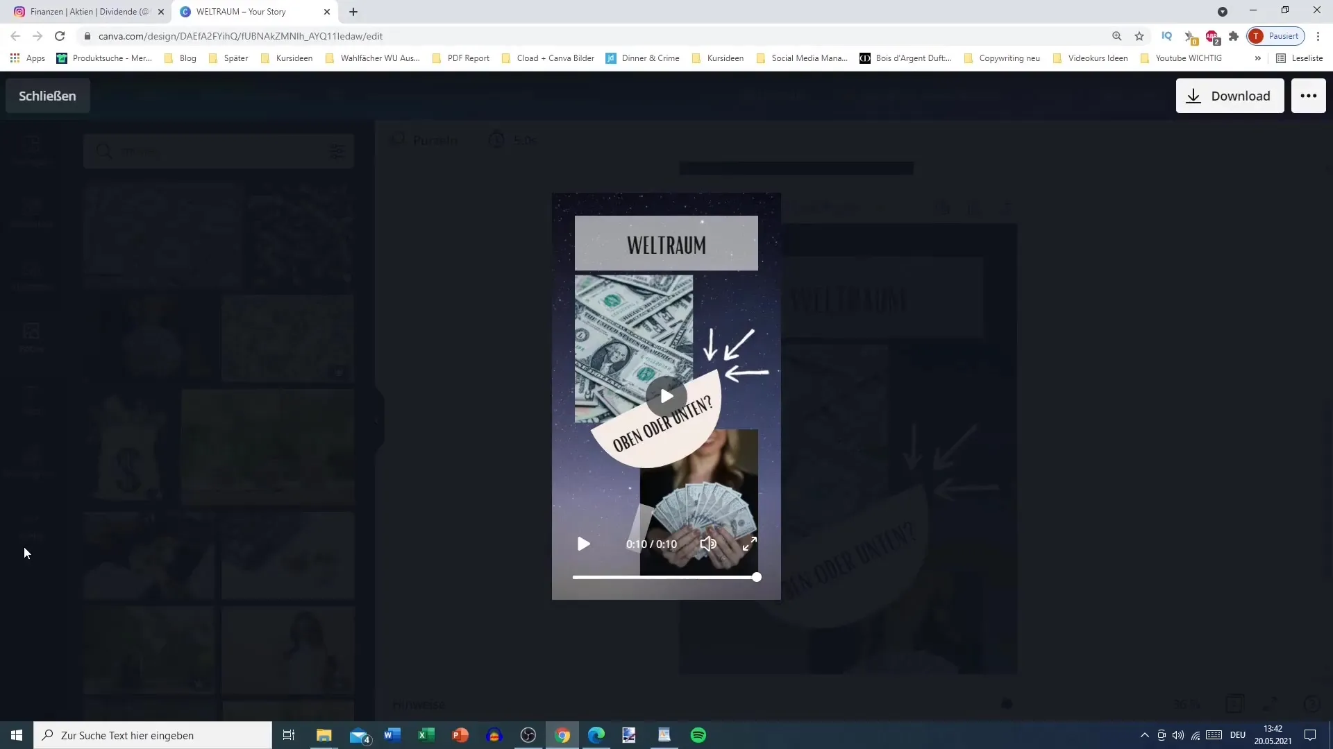 Create impressive Instagram Reels with animated graphics