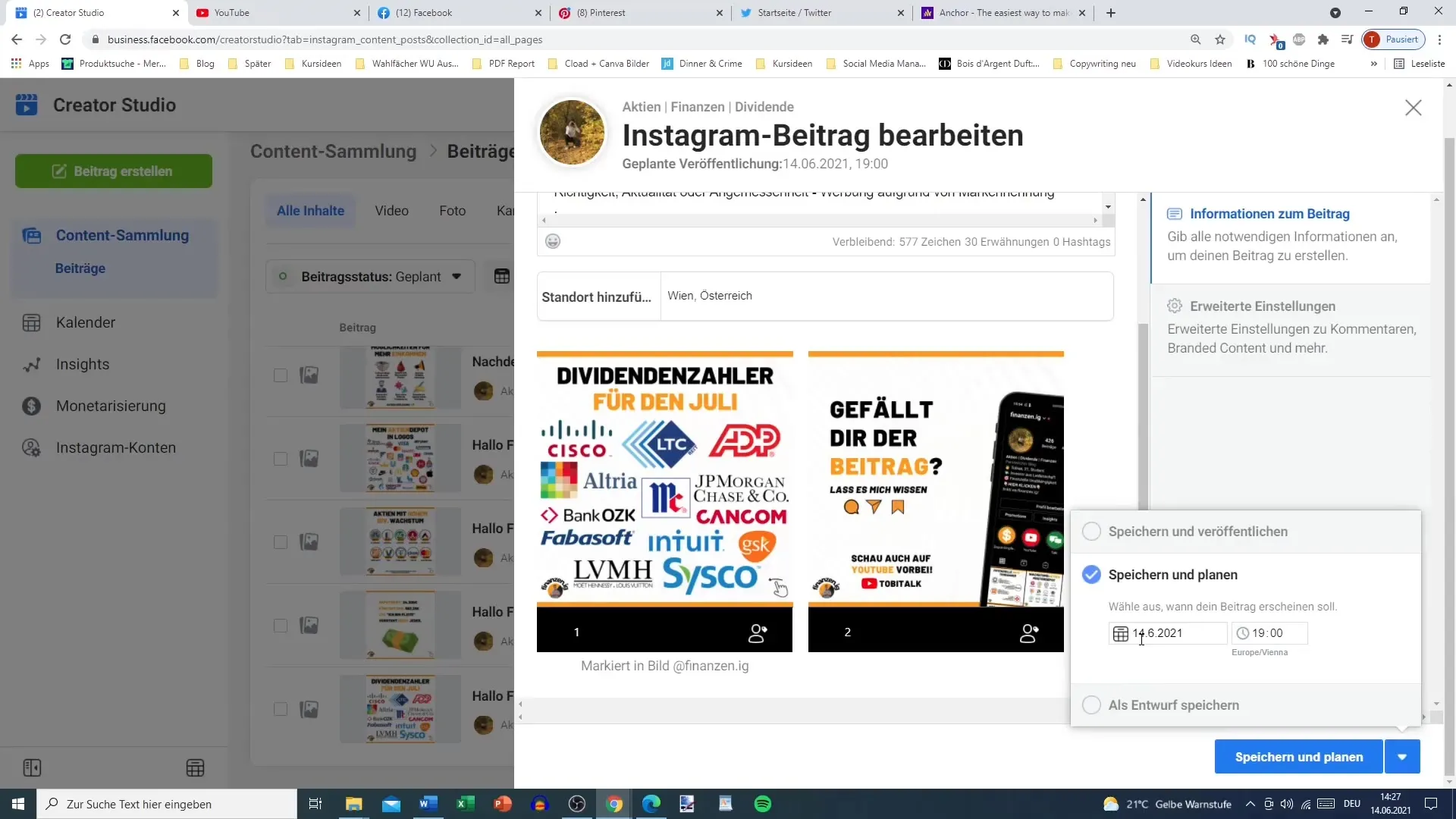 Instagram-Posts effizient vorplanen – Eine Schritt-für-Schritt-Anleitung