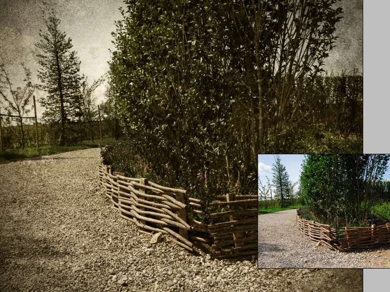 Bildeffekter - la bilder eldes med teksturer og fyllmetoder