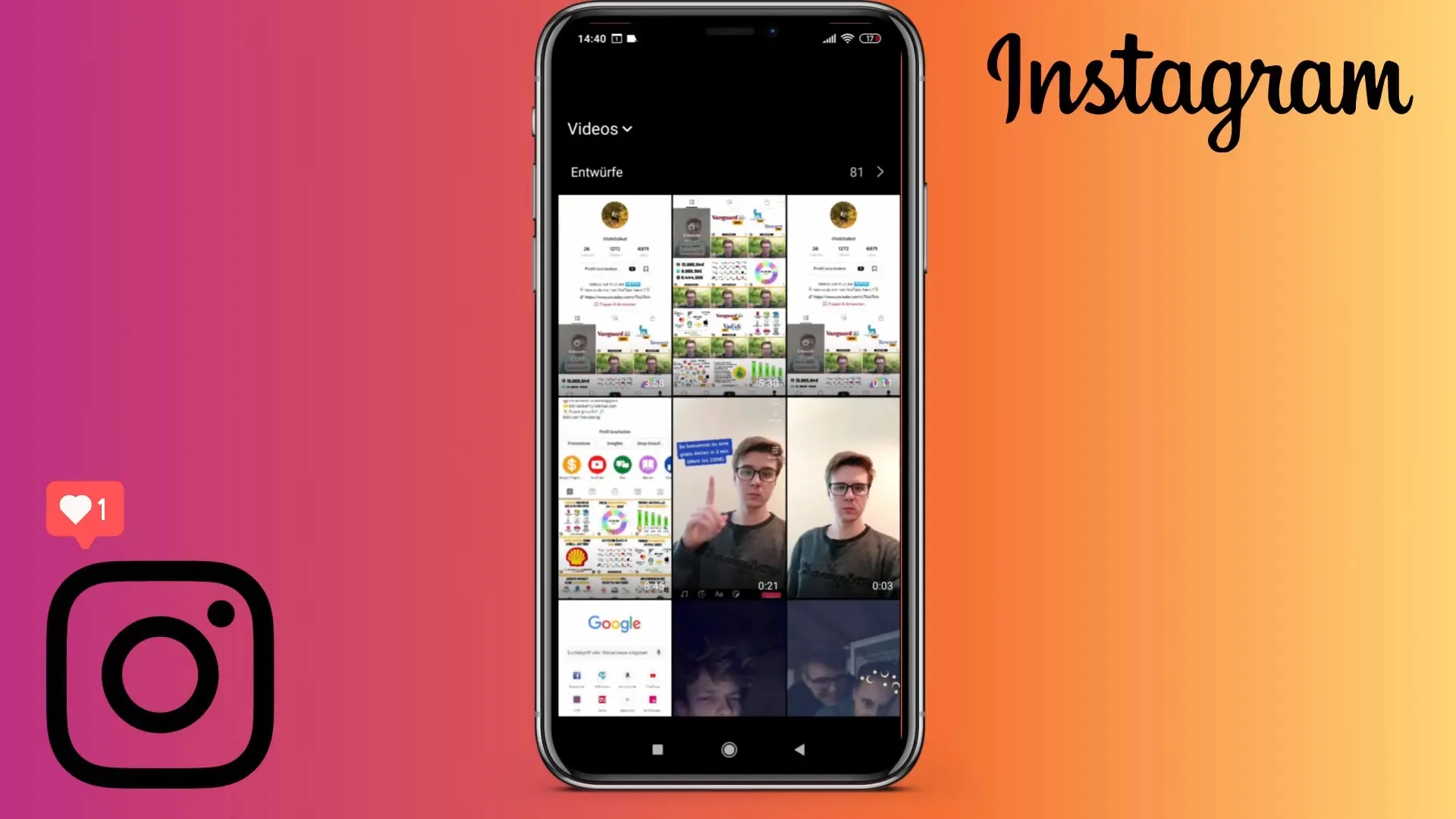 Effective pre-planning of Instagram Reels