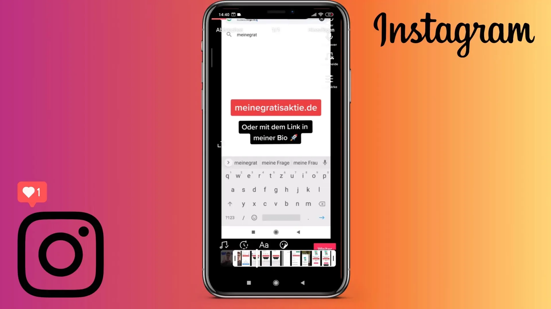 Effective pre-planning of Instagram Reels