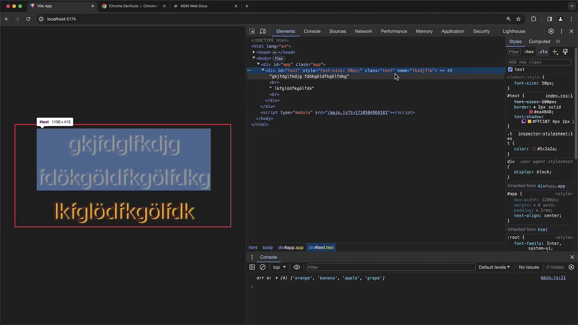 Manipulasi HTML dan DOM yang ekstensif di Chrome Developer Tools