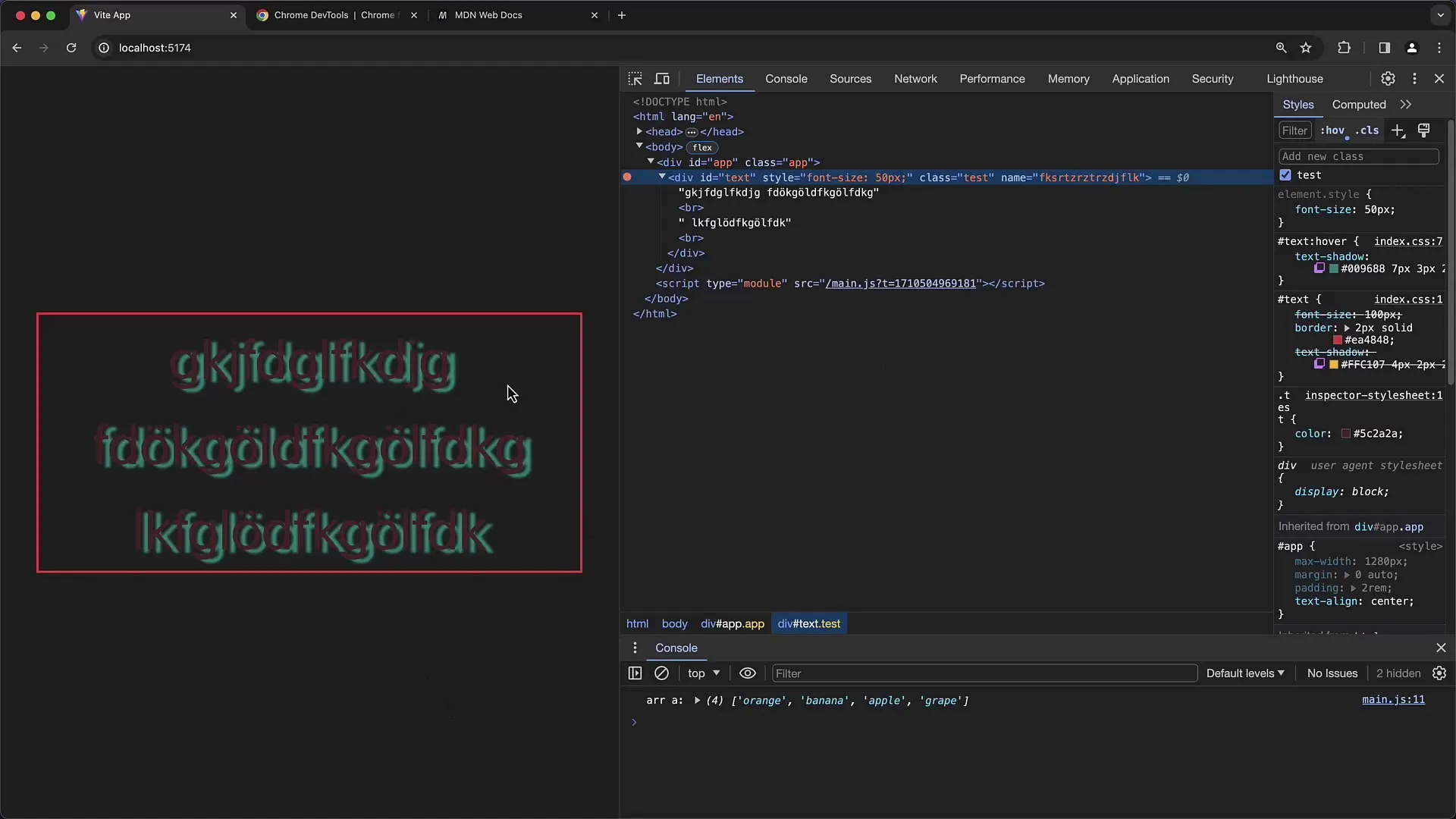 Manipulasi HTML dan DOM yang luas di Chrome Developer Tools