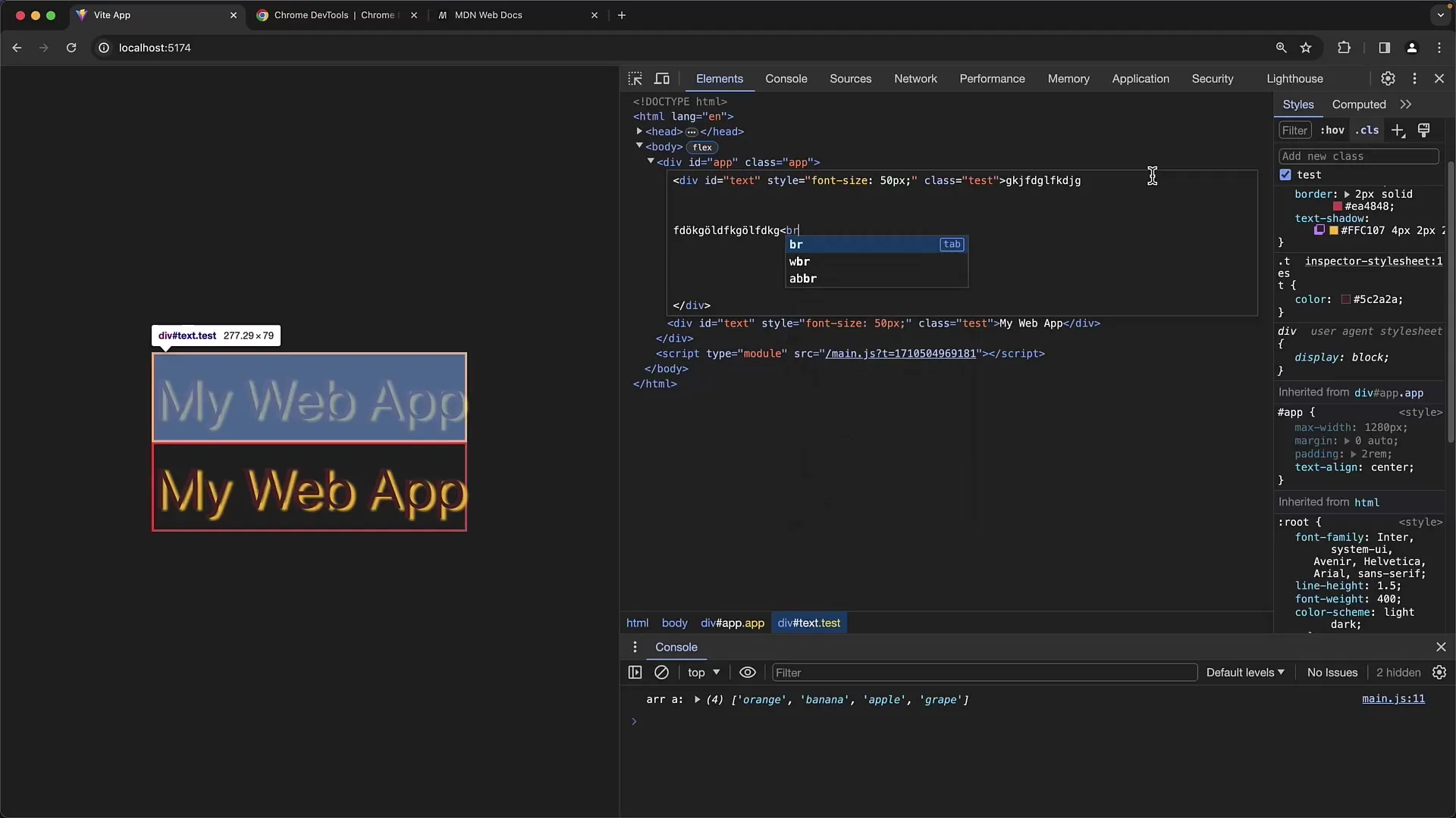 Manipulasi HTML dan DOM secara ekstensif di Chrome Developer Tools