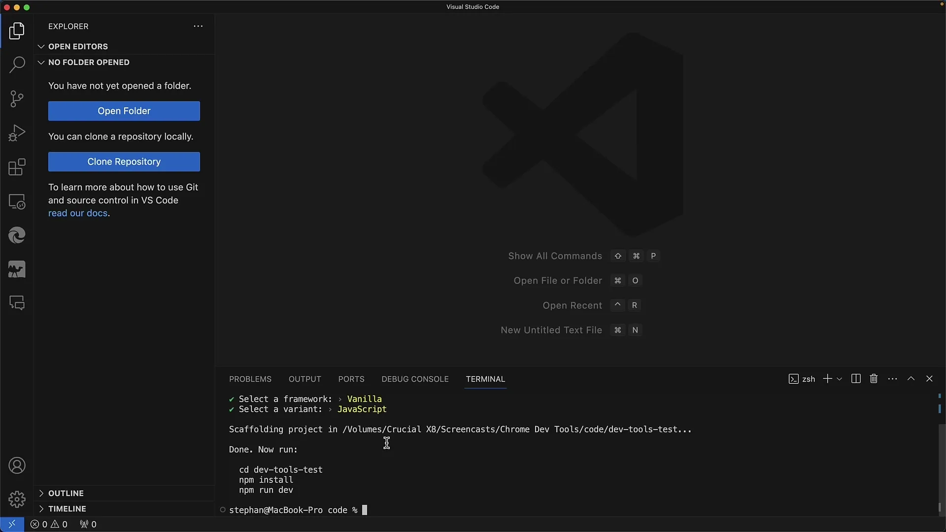 Erstelle deine erste Test-Web-App mit Chrome Developer Tools