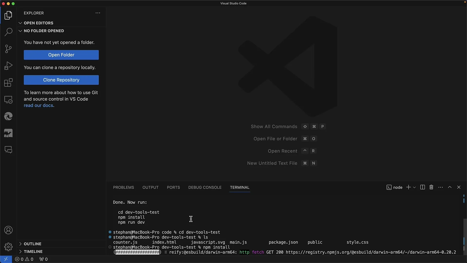 Erstelle deine erste Test-Web-App mit Chrome Developer Tools