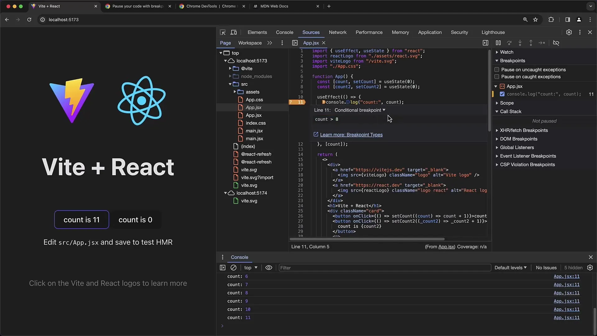 Titik henti berdasarkan kondisi dalam Chrome Developer Tools: Panduan untuk debugging yang efektif