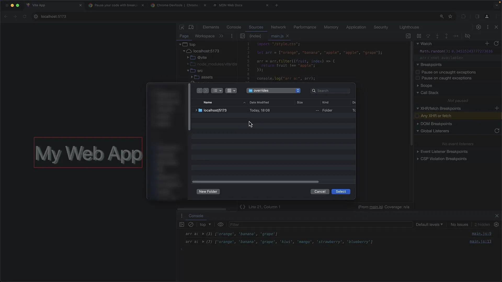 Strumenti per sviluppatori di Chrome: sovrascritture e spazio di lavoro - Una guida completa