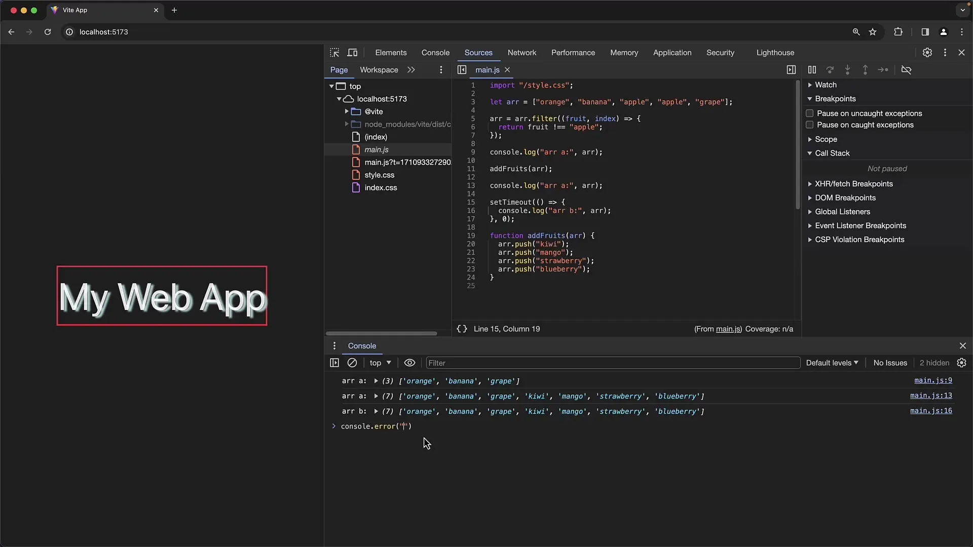 Einführung in die Verwendung der Chrome Developer Tools Console