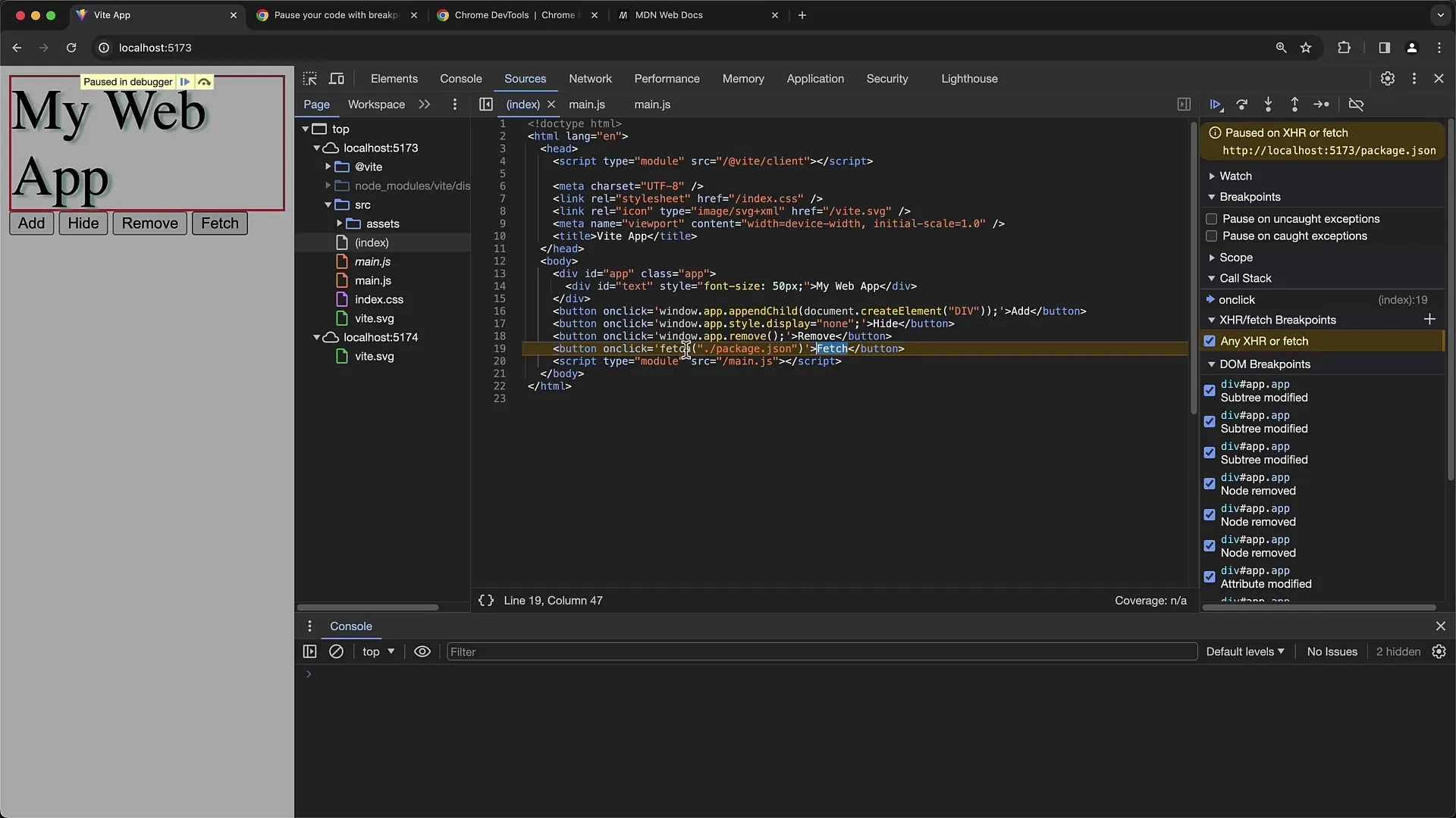 Gebruik breakpoints effectief in de Chrome Developer Tools