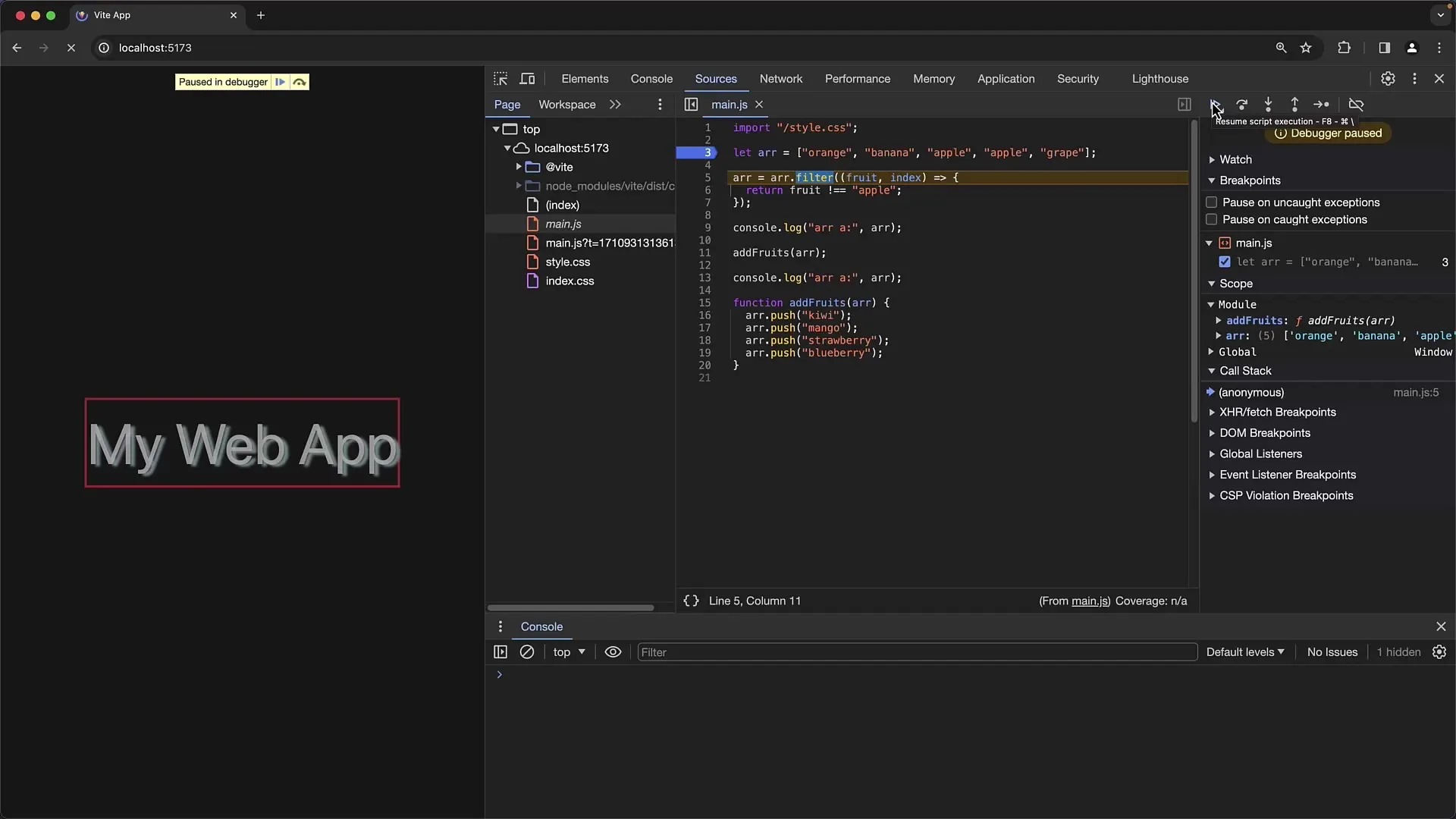 Debugging efficace con gli strumenti di sviluppo di Chrome