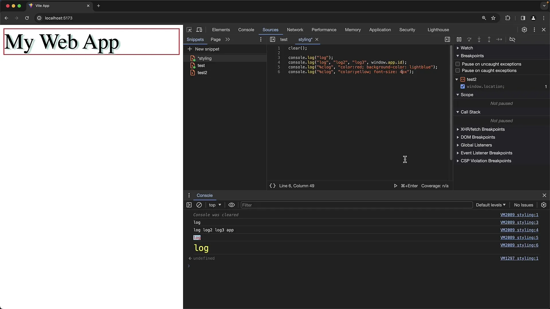 Effectief logbeheer in Chrome Developer Tools