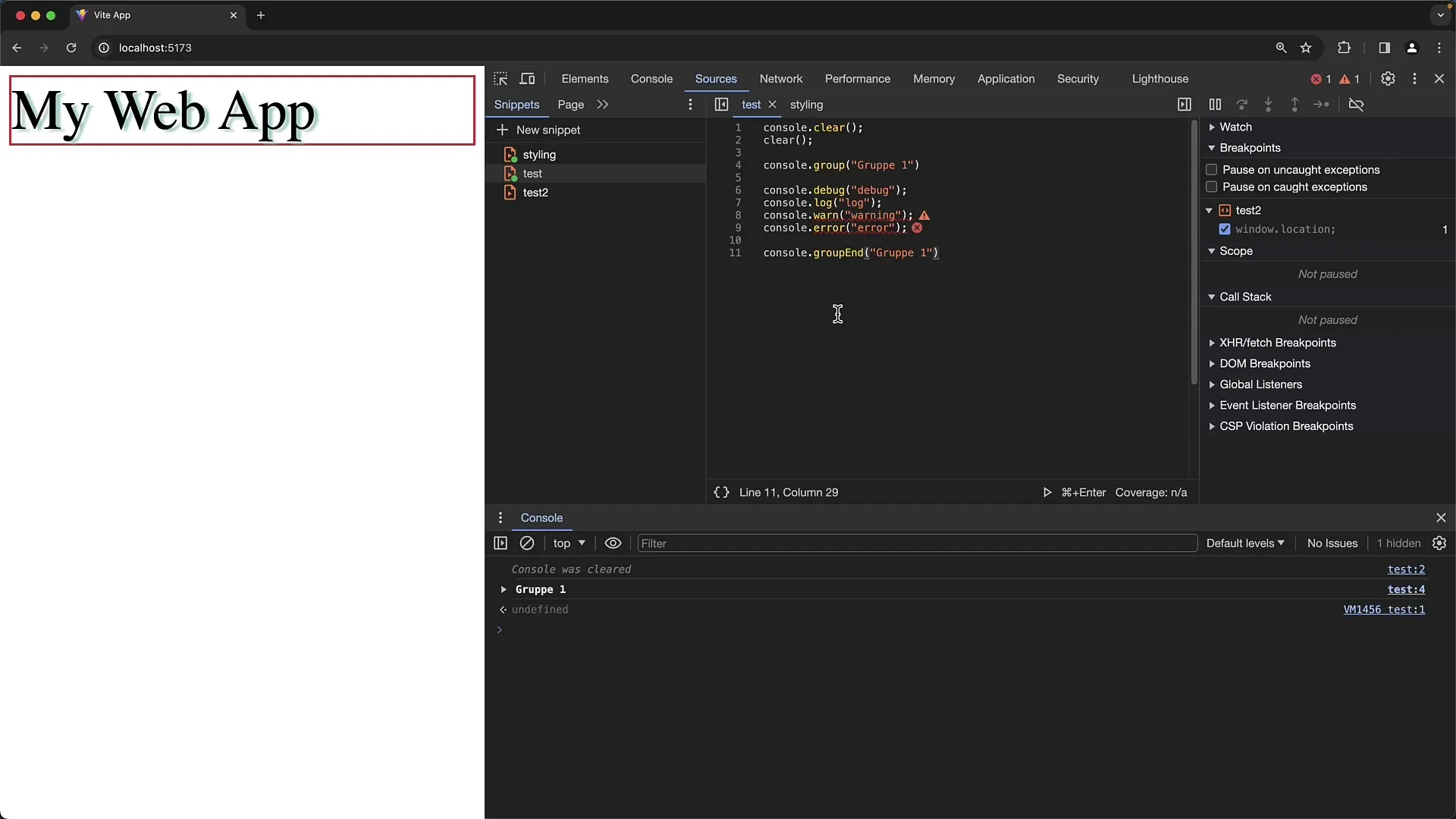 Effectief logbeheer in Chrome Developer Tools
