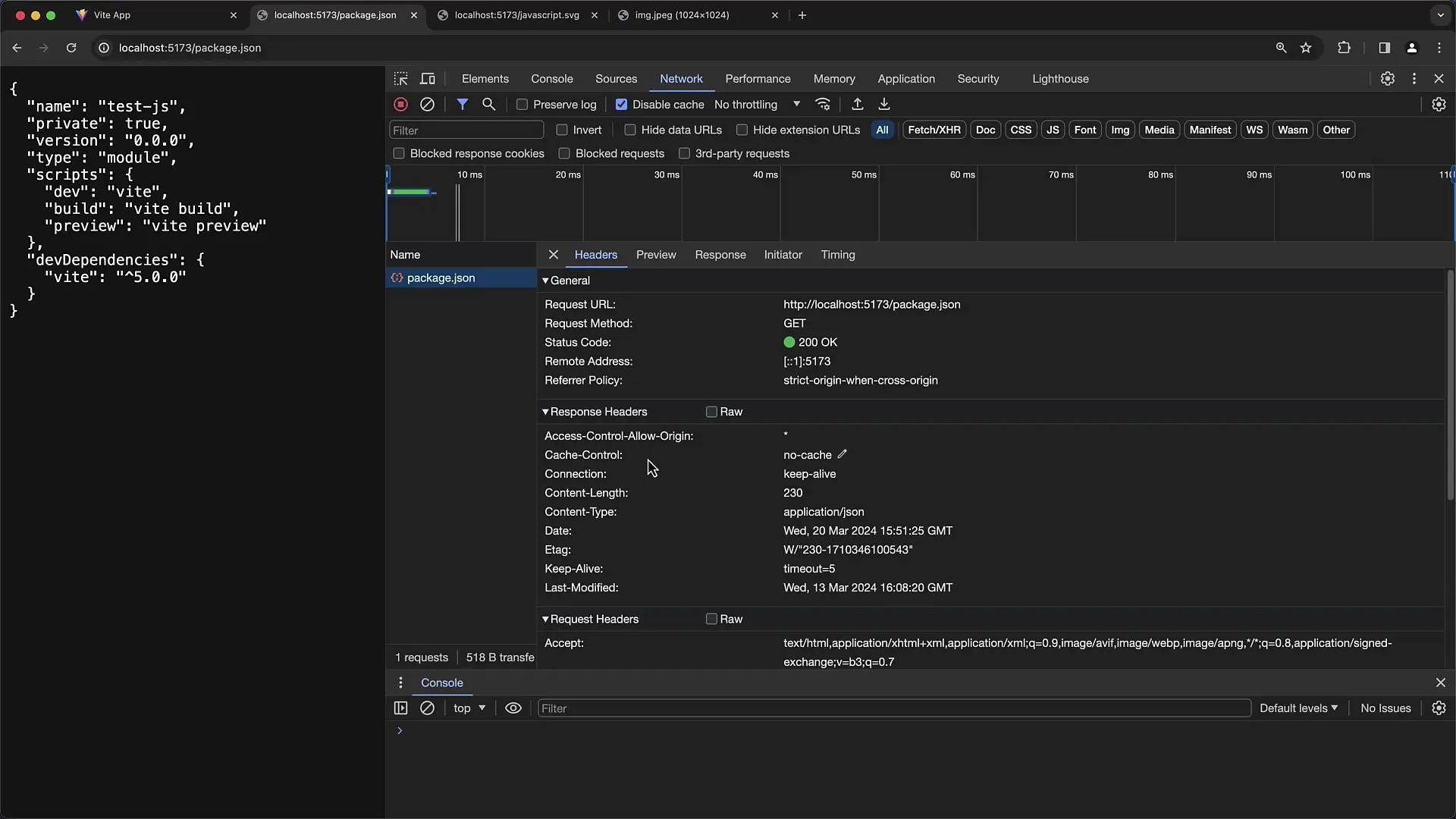Netværksdrossel og headeranalyse i Chrome Developer-værktøjerne