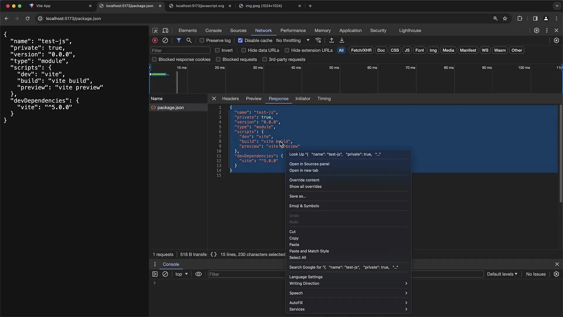 Netværksdæmpning og headeranalyse i Chrome Developer Tools