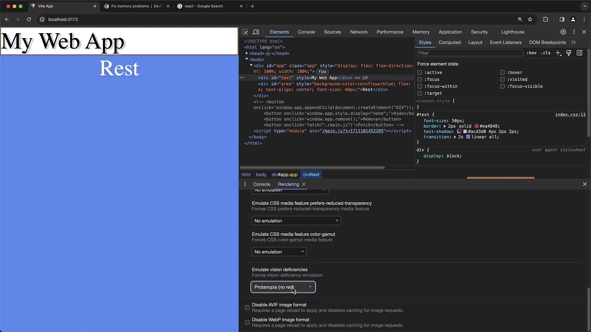 Optimización del renderizado con herramientas para desarrolladores de Chrome