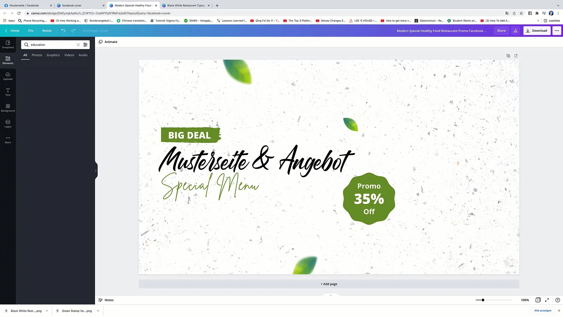 Vytvořit atraktivní titulní foto na Facebooku v Canvě