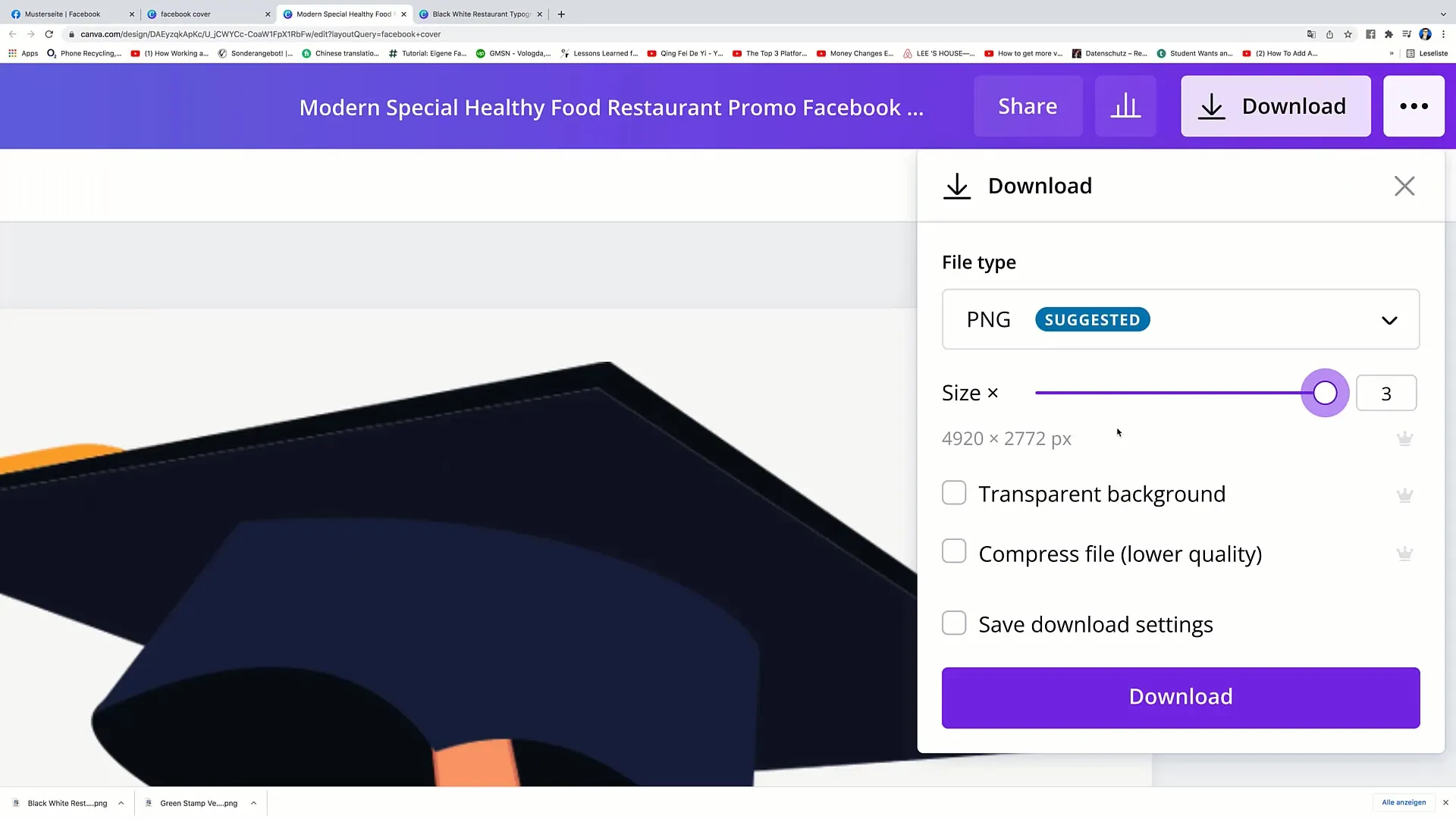 Vytvoření atraktivního záhlaví na Facebooku v programu Canva