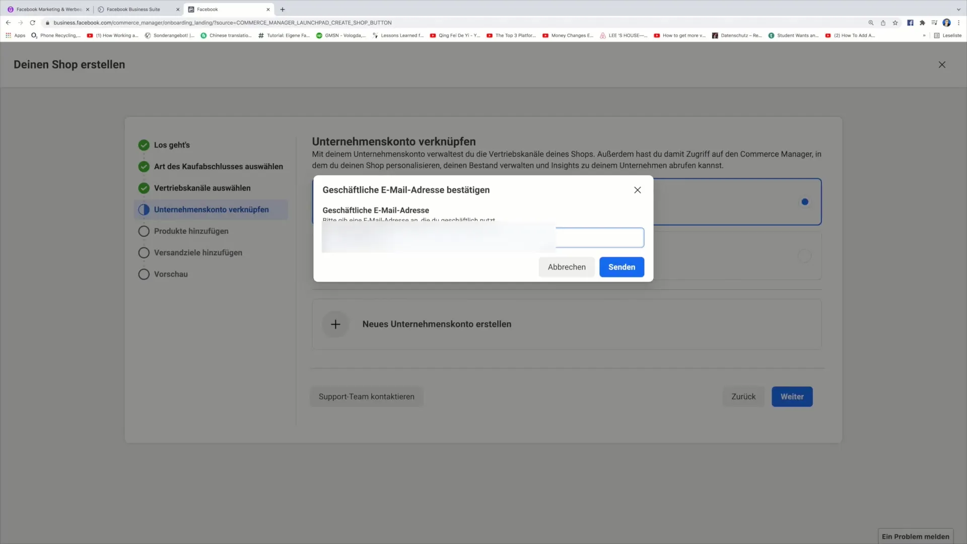 Postupný návod na otevření obchodu na Facebooku