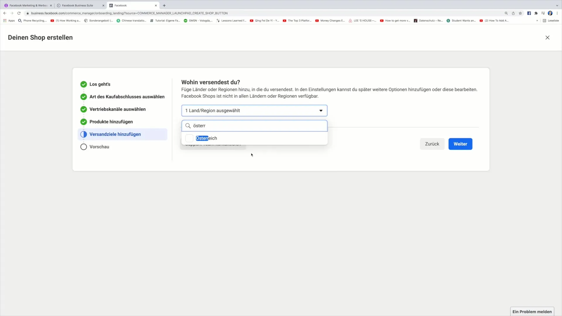 Postupný návod k otevření obchodu na Facebooku