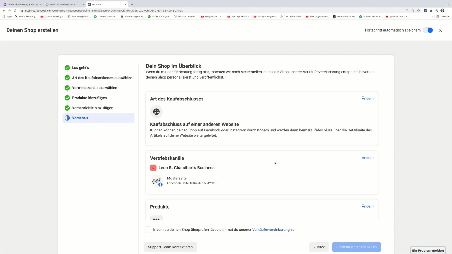 Postupný návod k otevření obchodu na Facebooku