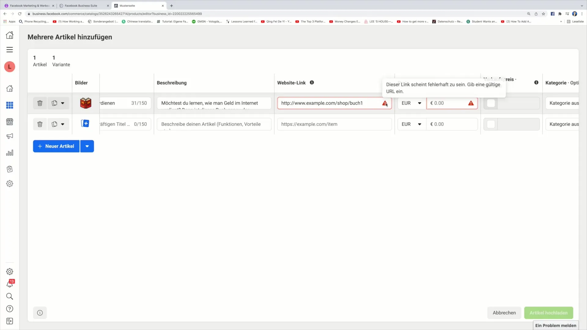 Přidání článku do Commerce Manageru: Návod krok za krokem