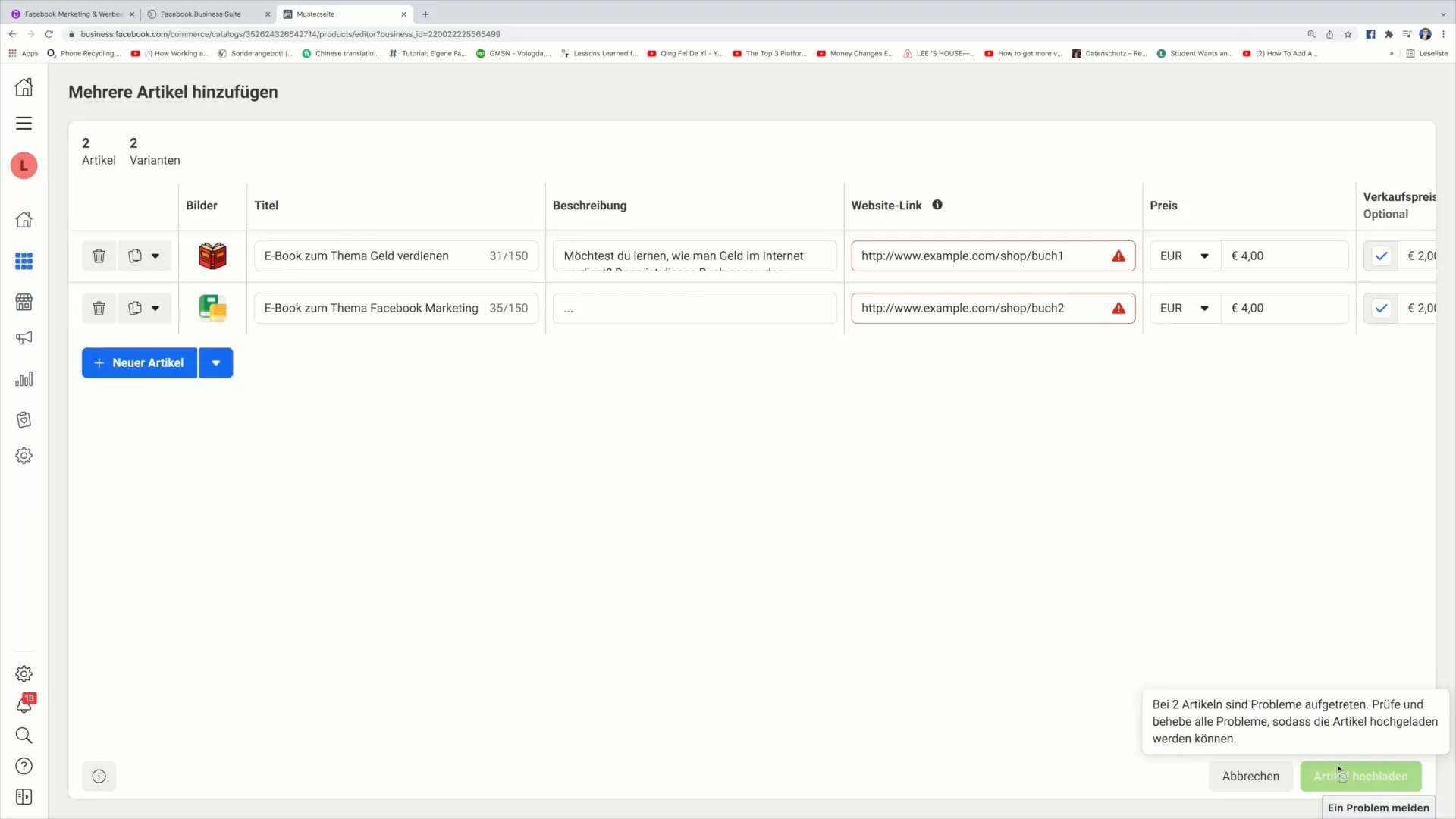 Přidat článek do manažera obchodu: Návod krok za krokem