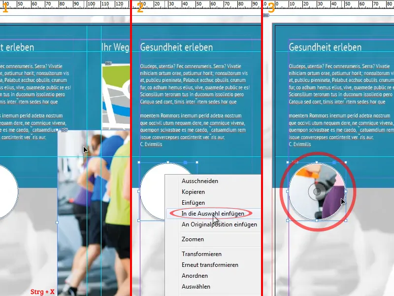 Desain pamflet dalam format lipat contohnya gym/fitness - Bagian 3