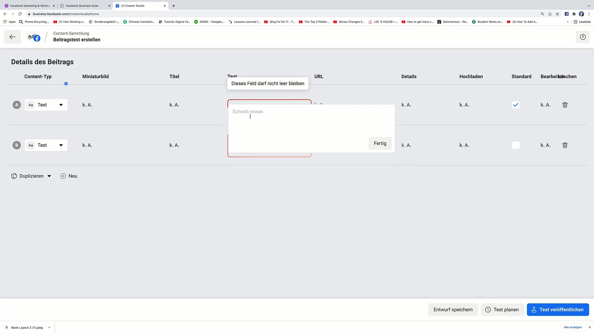 Efektivní strategie pro vytváření příspěvkových testů na Facebooku