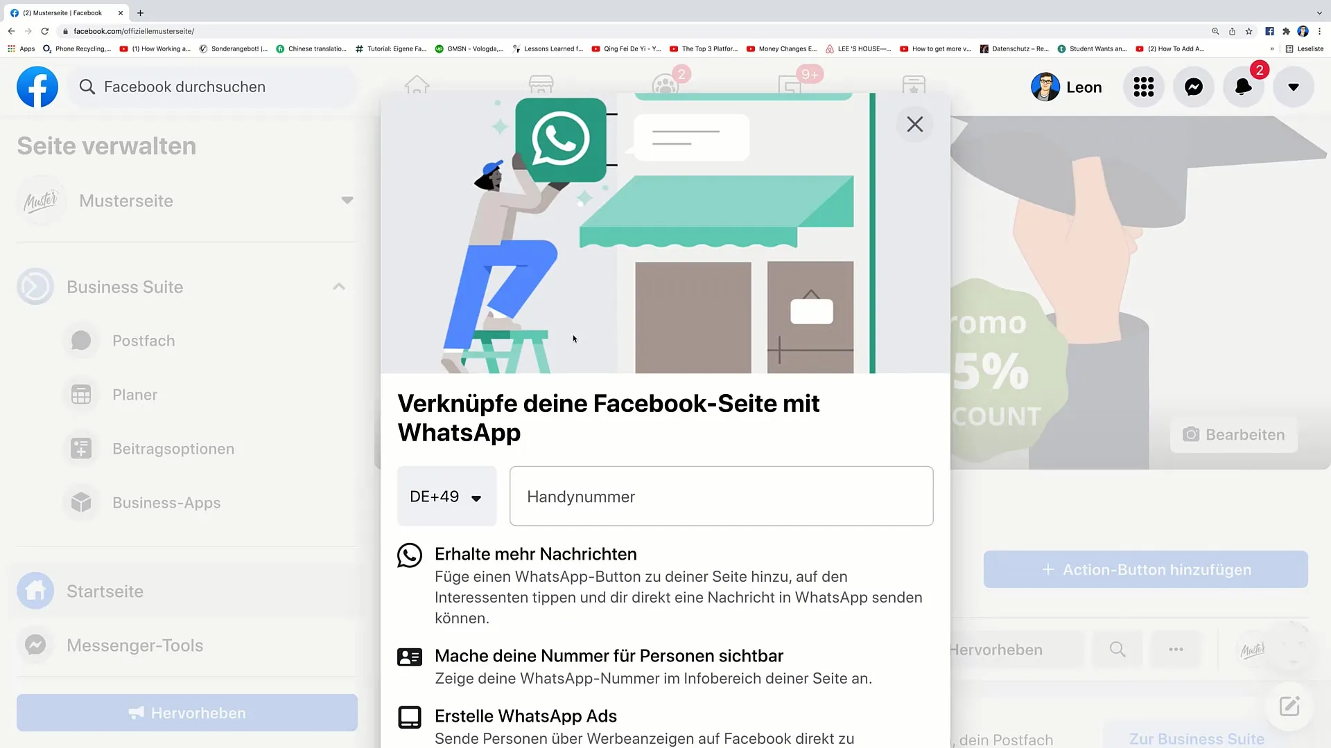 Tak propojíš WhatsApp se svou stránkou na Facebooku