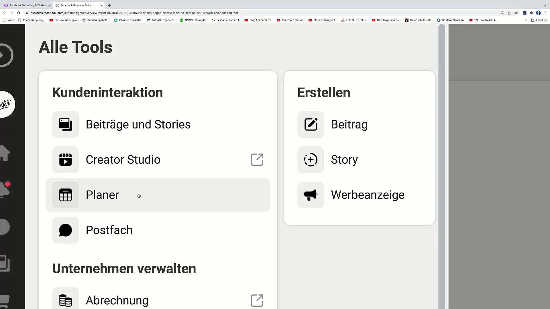 Facebook-Marketing: Funkce Creator Studia podrobně
