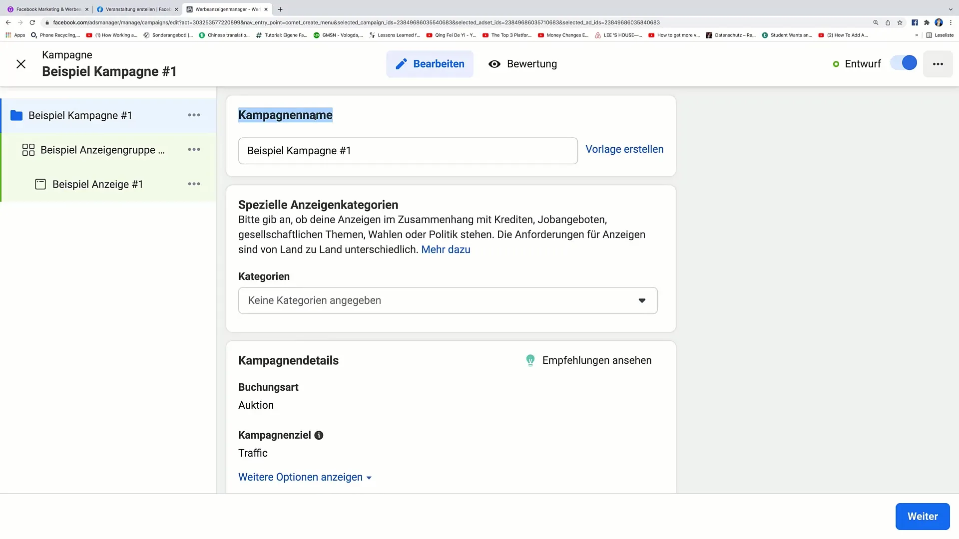 Facebook Marketing: Ρυθμίσεις διαφημίσεων - Οδηγίες βήμα προς βήμα