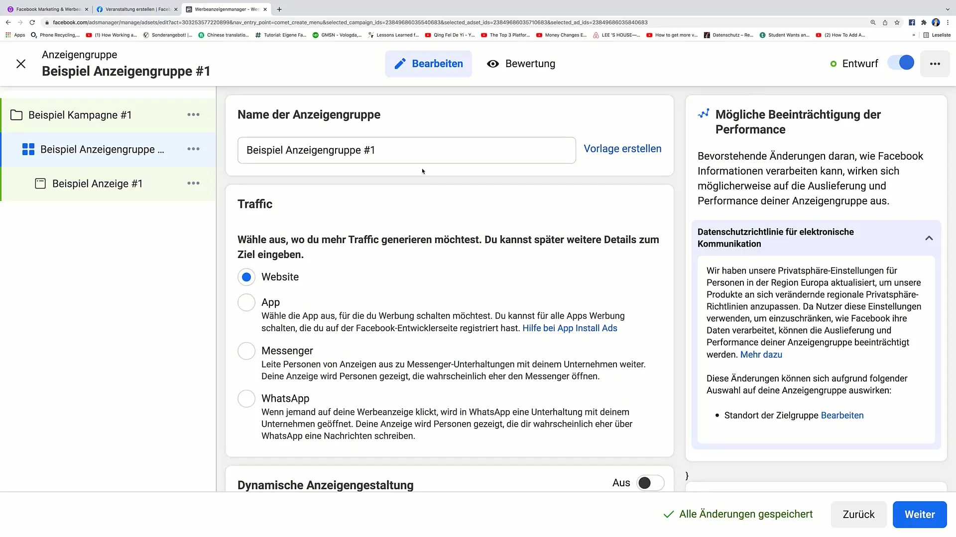 Facebook-Marketing: Nastavení reklamních inzerátů - průvodce krok za krokem