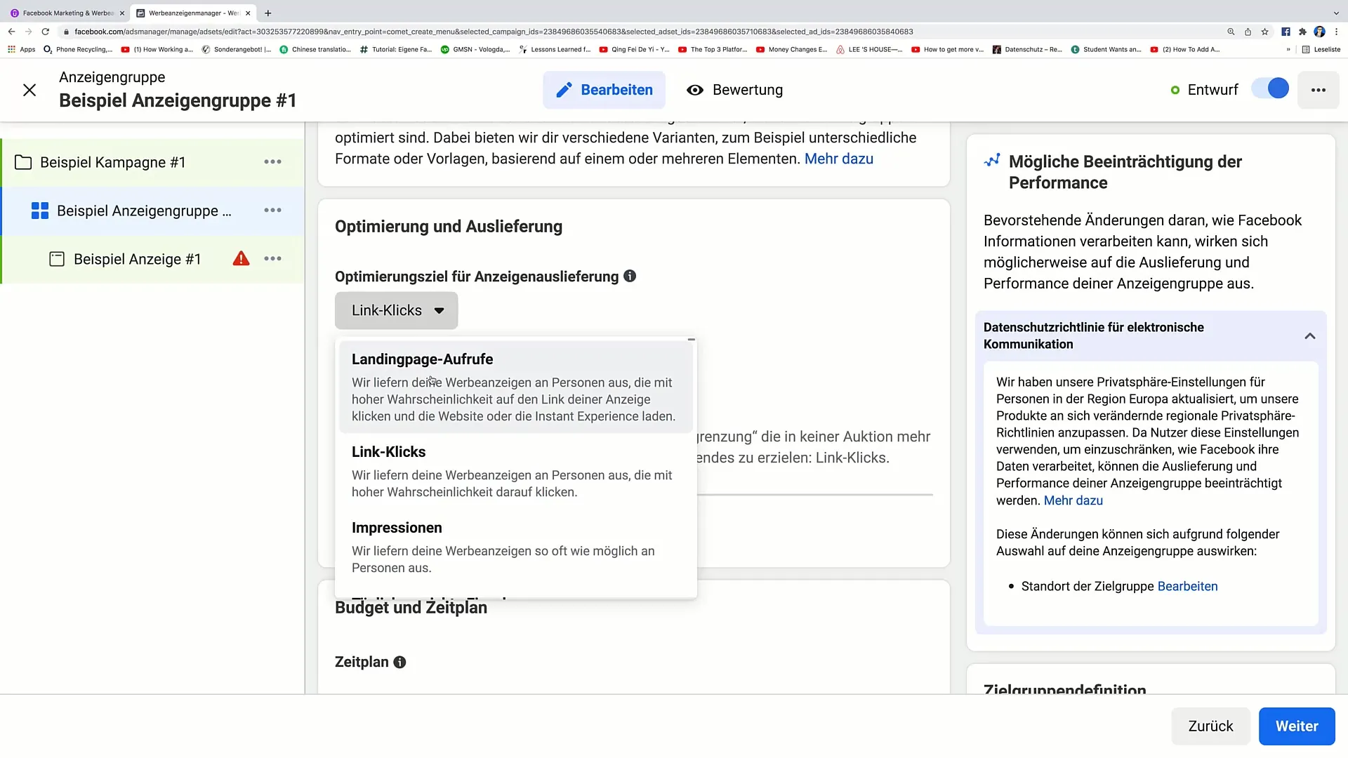 Facebook-Marketing: Všechny informace o reklamách na provoz a jejich doručování