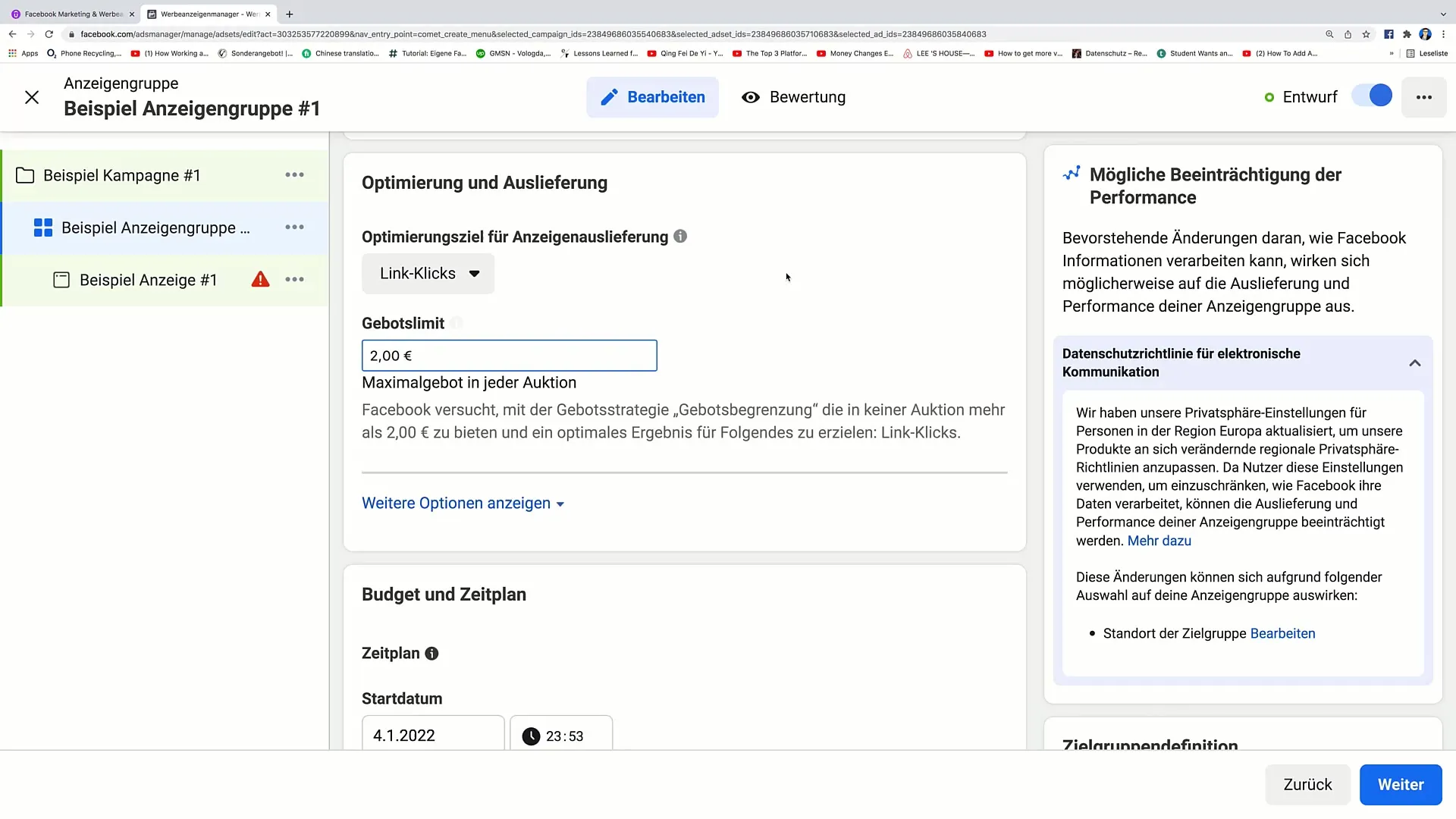 Facebook Marketing: Všechny informace o provozních reklamách a jejich doručování