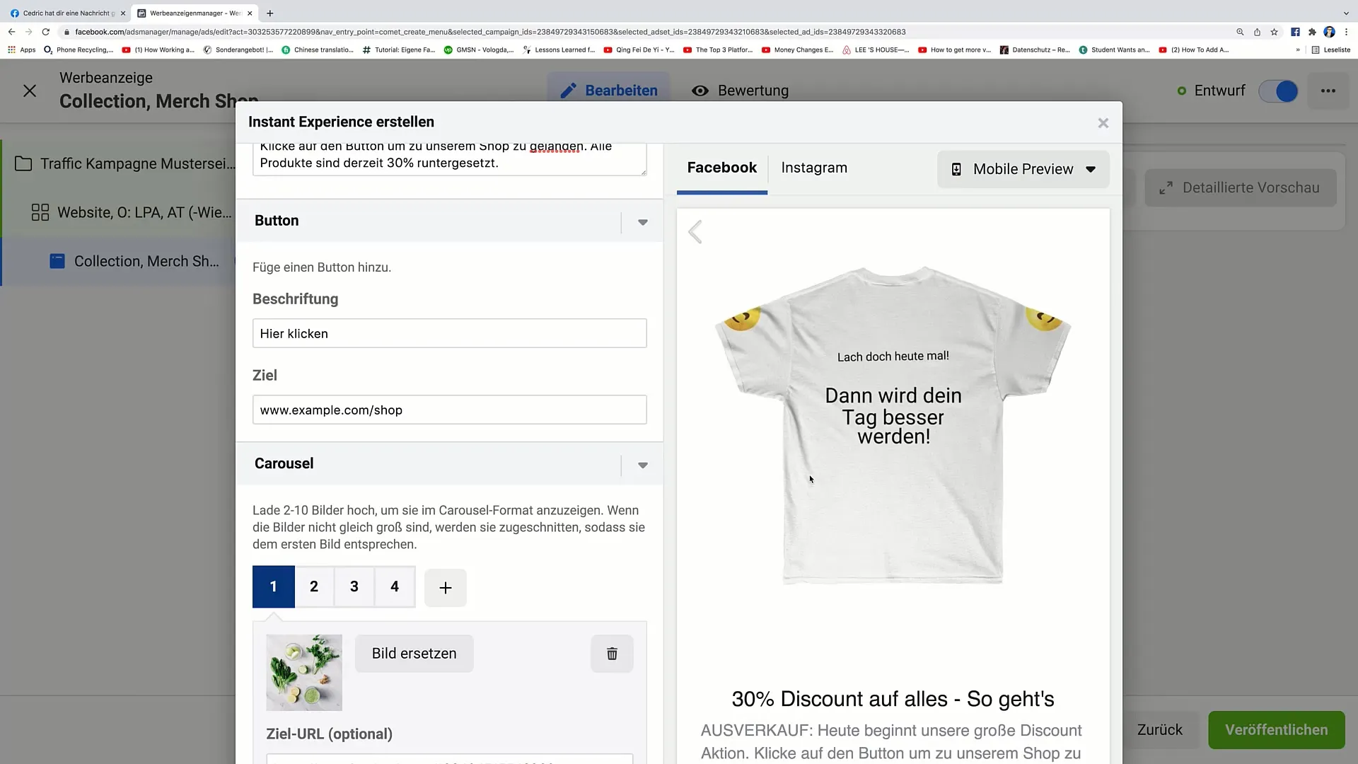 Efektivní vytvoření reklamní kolekce na Facebooku