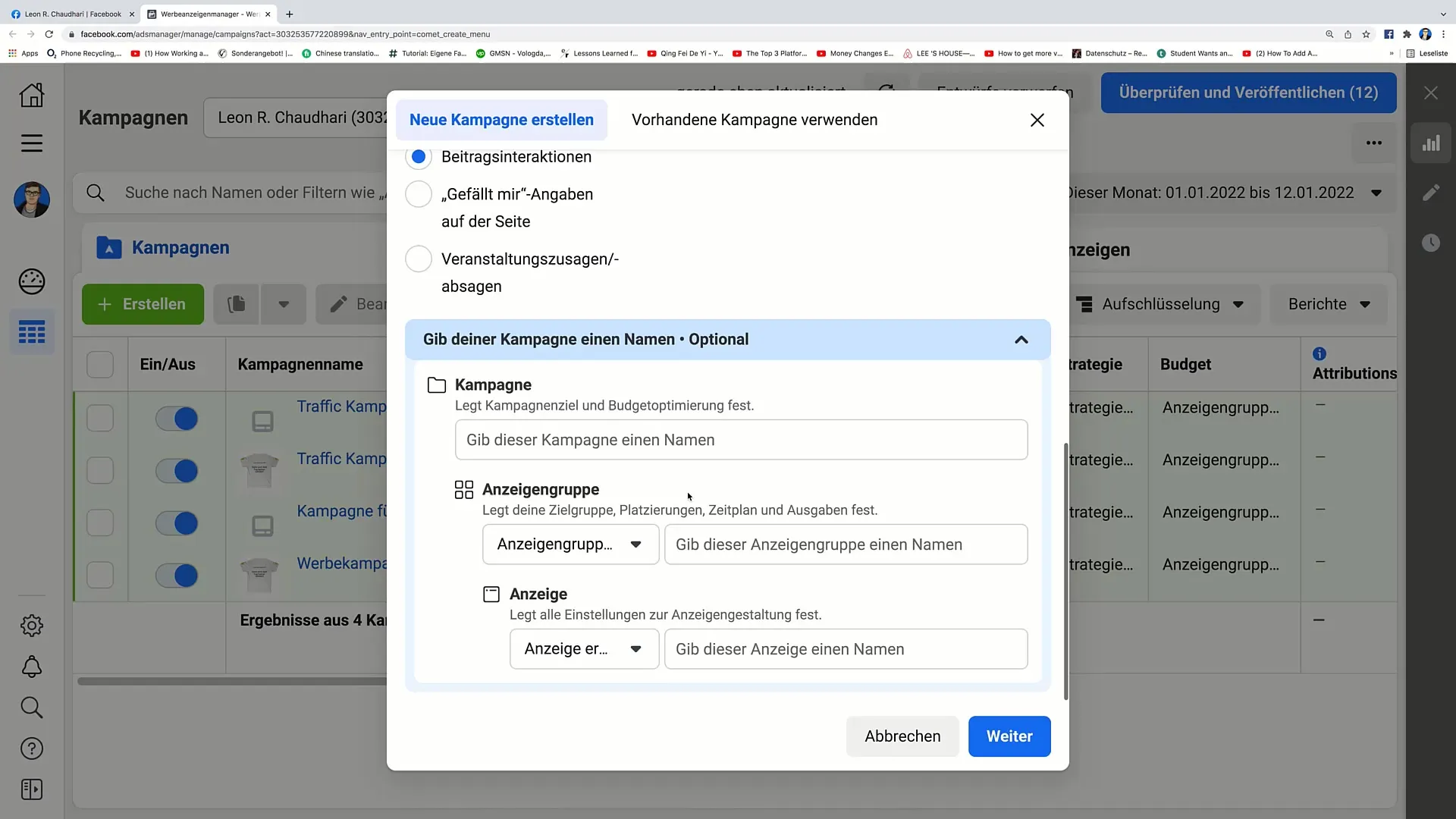 Spouštění efektivní interakce - reklamy na textové příspěvky na Facebooku