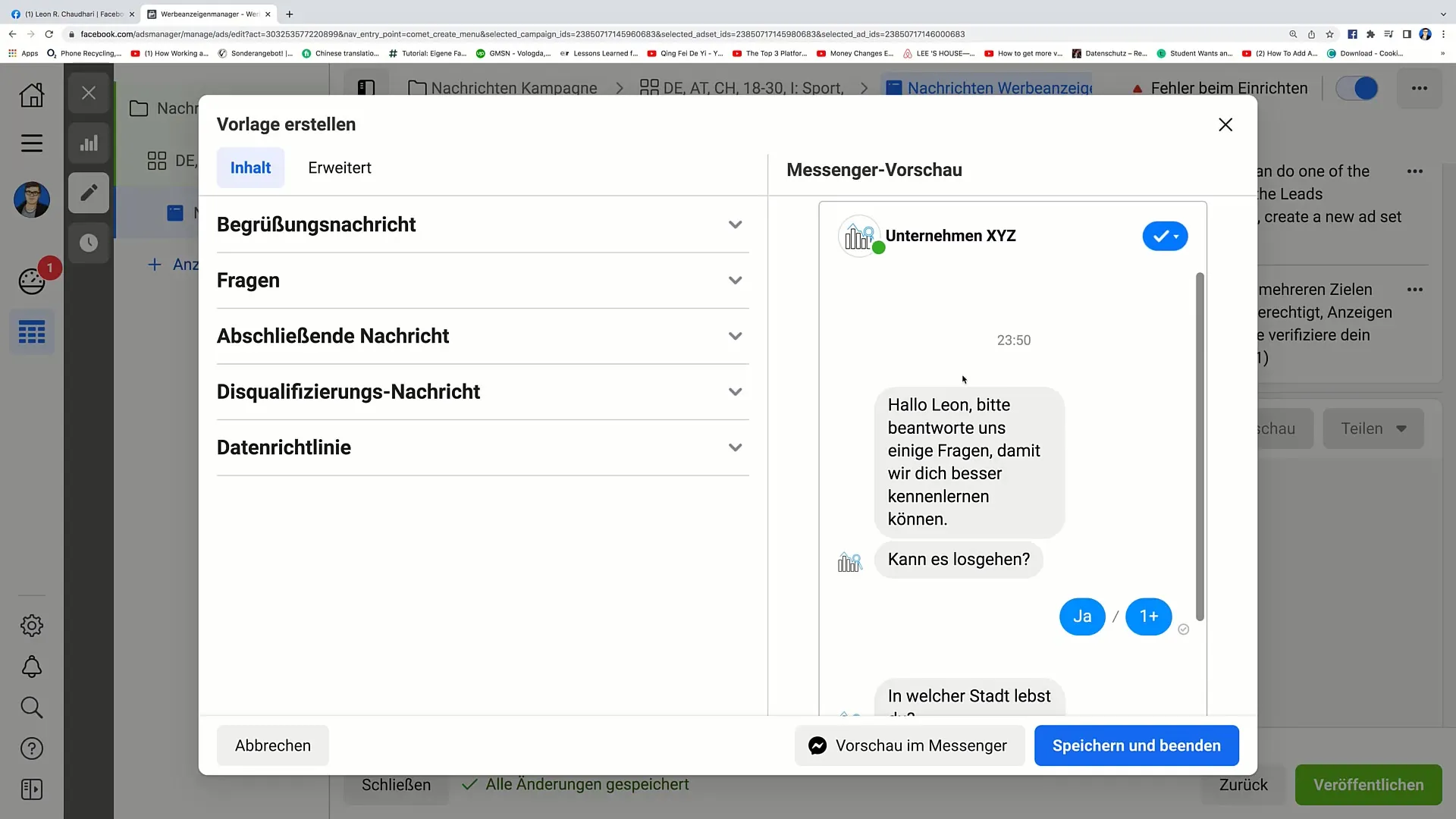 Efektivní generování kontaktů na Facebooku prostřednictvím reklamních zpráv