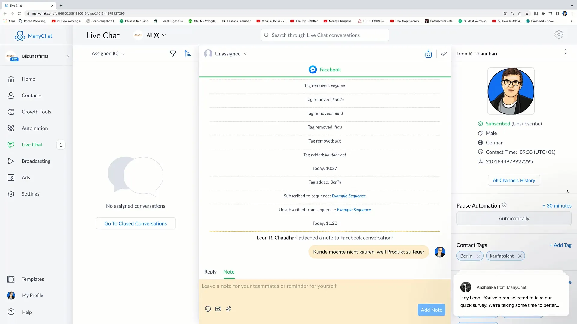 Použití live chatu pro efektivní Facebook marketing