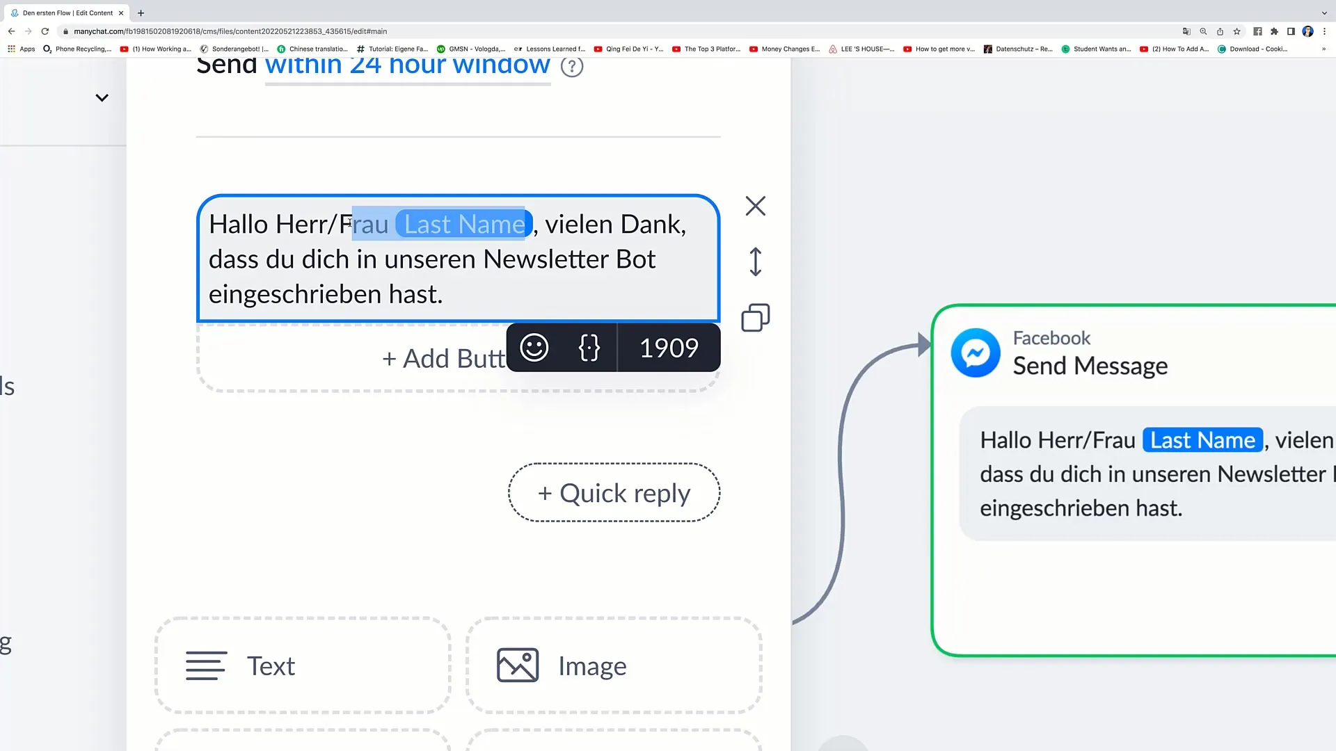 Successfully implement personalizations in flow messages Implementing personalizations in Flow messages successfully