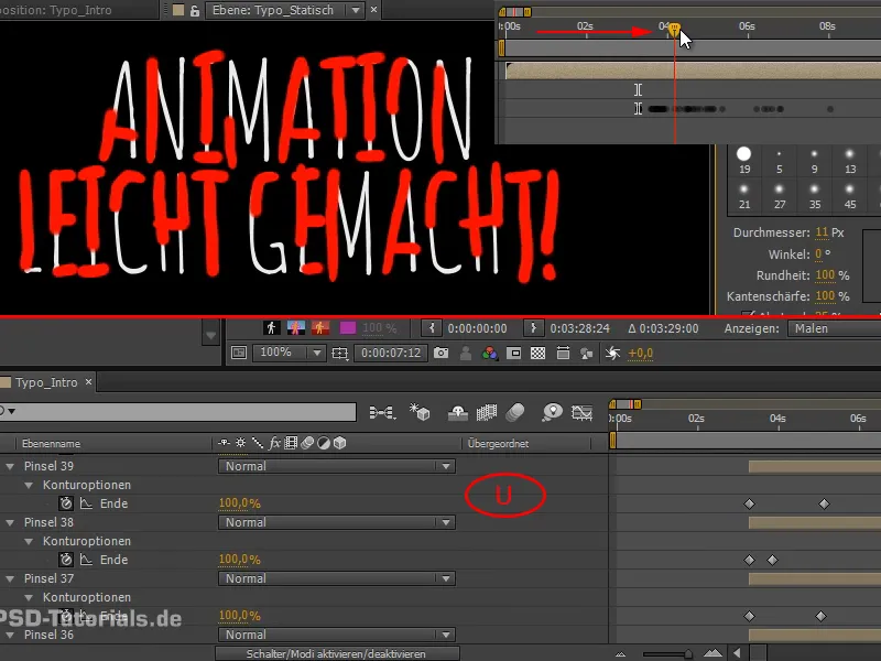 Animation leicht gemacht: Strichanimation