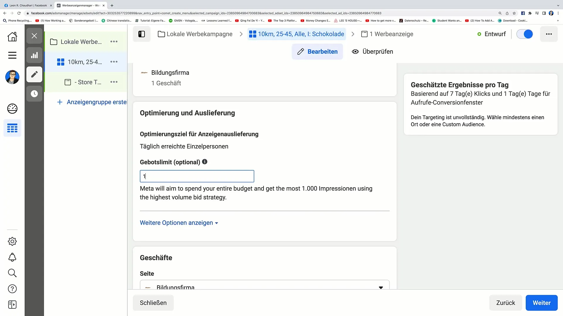 Erfolgreiche lokale Werbeanzeige auf Facebook erstellen Erfolgreiche lokale Werbeanzeige auf Facebook erstellen
