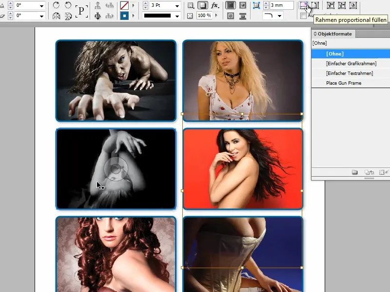 Dicas e truques para o Adobe InDesign: Colocar imagens instantaneamente com um formato de objeto - Truque secreto